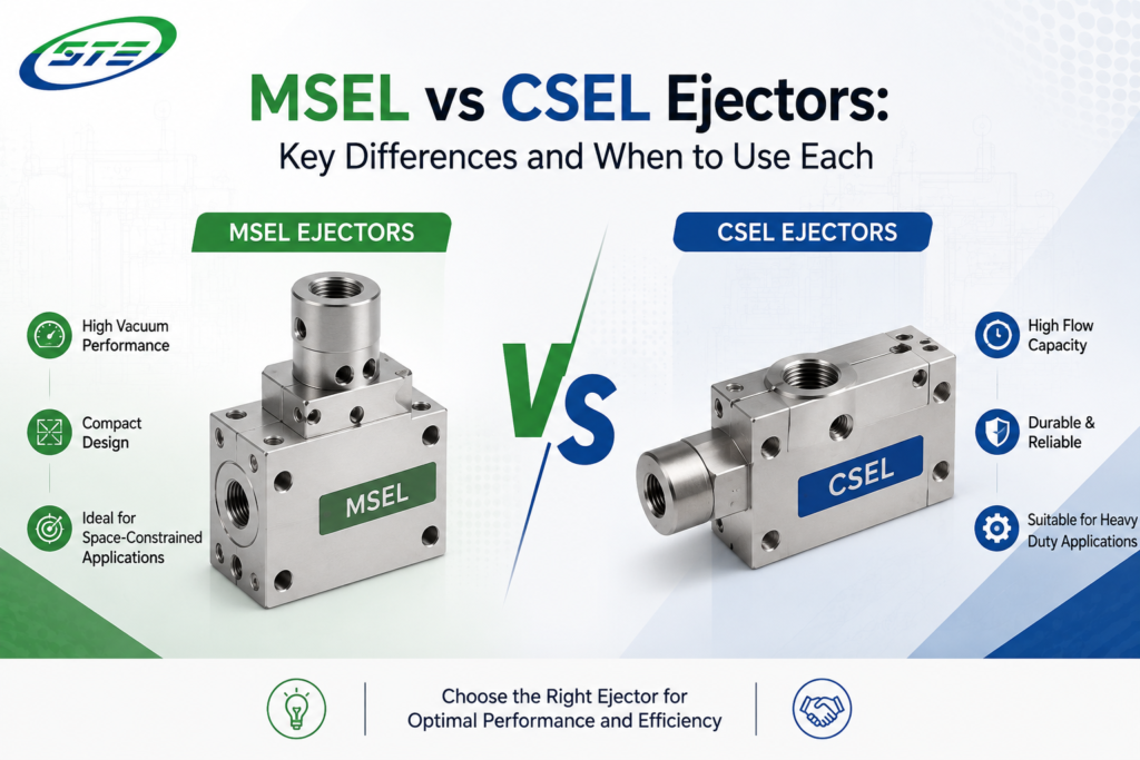 MSEL vs CSEL ejector
